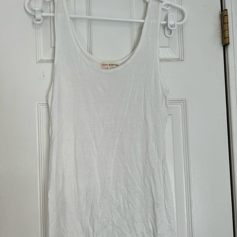 White tank top